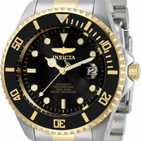 Invicta Pro Diver Black Dial Two Tone Stainless Automatic 34041 200m Men's Watch