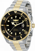 Invicta Pro Diver Black Dial Two Tone Stainless Automatic 34041 200m Men's Watch