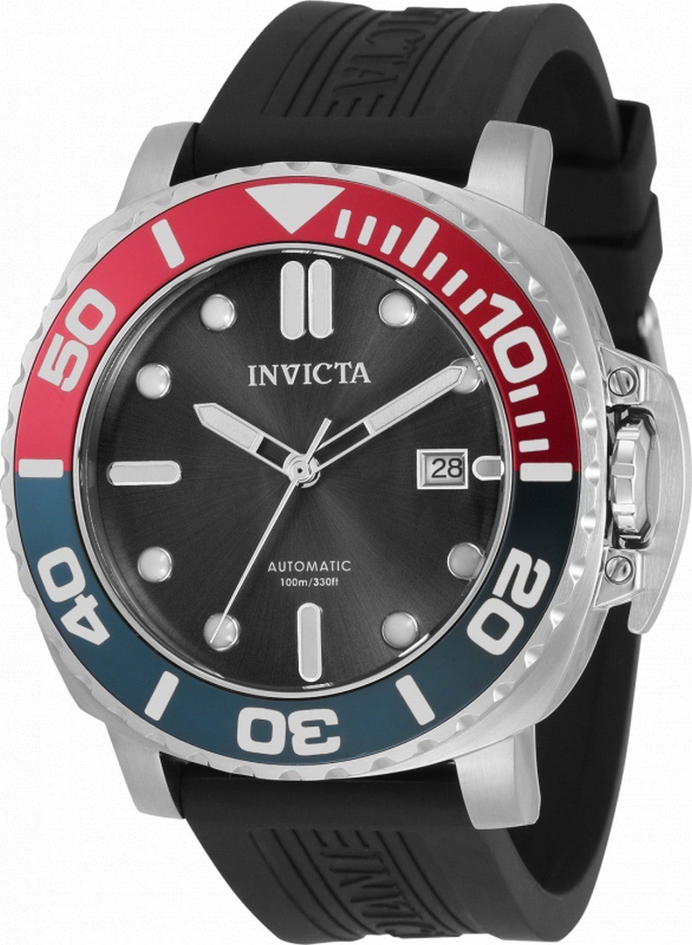 Invicta Pro Diver Black Dial Two Tone Stainless Automatic 34317 100m Men's Watch