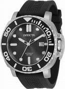 Invicta Pro Diver Black Dial Silicon Strap Automatic 34318 100m Men's Watch