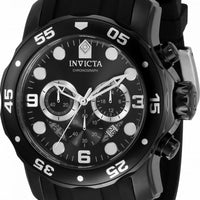 Invicta Pro Diver Chronograph Silicon-stainless Steel Quartz 34666 100m Men's Watch