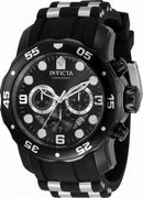 Invicta Pro Diver Chronograph Silicon-stainless Steel Quartz 34666 100m Men's Watch