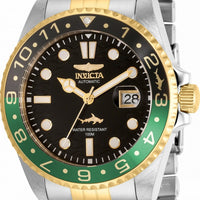 Invicta Pro Diver Black Dial Two Tone Stainless Steel Automatic 35151 100m Men's Watch