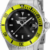 Invicta Pro Diver Black Dial Stainless Steel Automatic 35842 200m Men's Watch