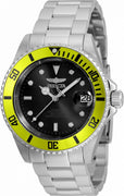 Invicta Pro Diver Black Dial Stainless Steel Automatic 35842 200m Men's Watch