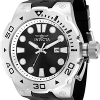 Invicta Pro Diver Silicone Black Dial Quartz 36996 100m Men's Watch