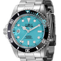 Invicta Pro Diver Lefty Stainless Steel Turquoise Dial Automatic Diver's 44045 200m Men's Watch