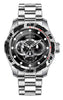 Invicta Speedway Gmt Stainless Steel Black Dial Quartz 45755 100m Men's Watch