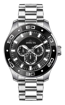 Invicta Pro Diver Scuba Gmt Stainless Steel Black Dial Quartz 45756 100m Men's Watch