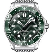 Invicta Pro Diver Stainless Steel Green Dial Quartz 45980 Men's Watch