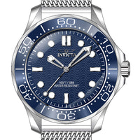 Invicta Pro Diver Stainless Steel Blue Dial Quartz 45981 Men's Watch