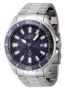 Invicta Ocean Voyage Stainless Steel Blue Dial Quartz 46278 Men's Watch