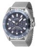 Invicta Pro Diver Retrograde Gmt Stainless Steel Blue Dial Quartz 46905 Men's Watch