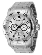 Invicta Pro Diver Retrograde Gmt Silver Dial Quartz Diver's 46994 200m Men's Watch