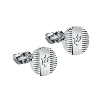 Maserati Jewels Stainless Steel Cufflinks Jm121atk13 For Men