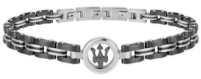 Maserati Jewels Stainless Steel Jm219aqh13 Men's Bracelet