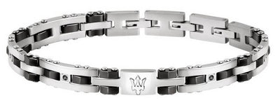 Maserati Jewels Stainless Steel Jm220asr02 Men's Bracelet