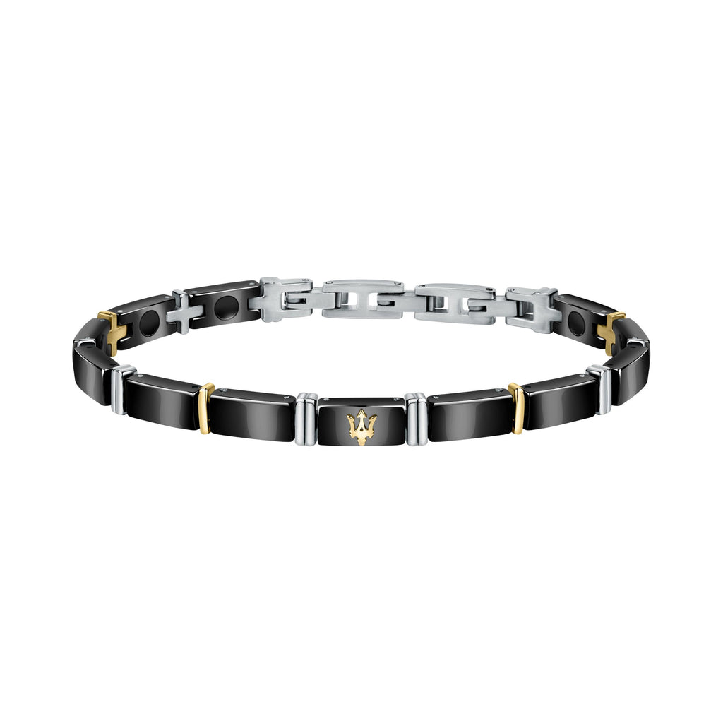 Maserati Jewels Stainless Steel Jm221atz03 Bracelet For Men