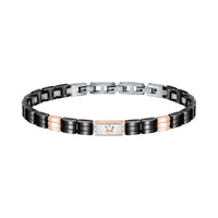 Maserati Jewels Stainless Steel Jm221atz05 Bracelet For Men