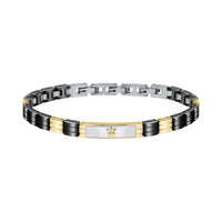 Maserati Jewels Stainless Steel Jm221atz06 Bracelet For Men