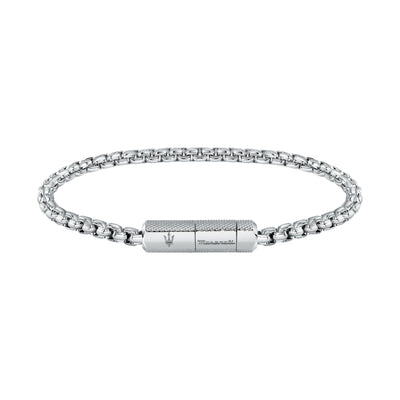 Maserati Jewels Stainless Steel Chain Bracelet Jm223atk22 For Men