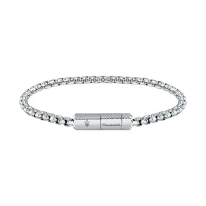 Maserati Jewels Stainless Steel Chain Bracelet Jm223atk22 For Men