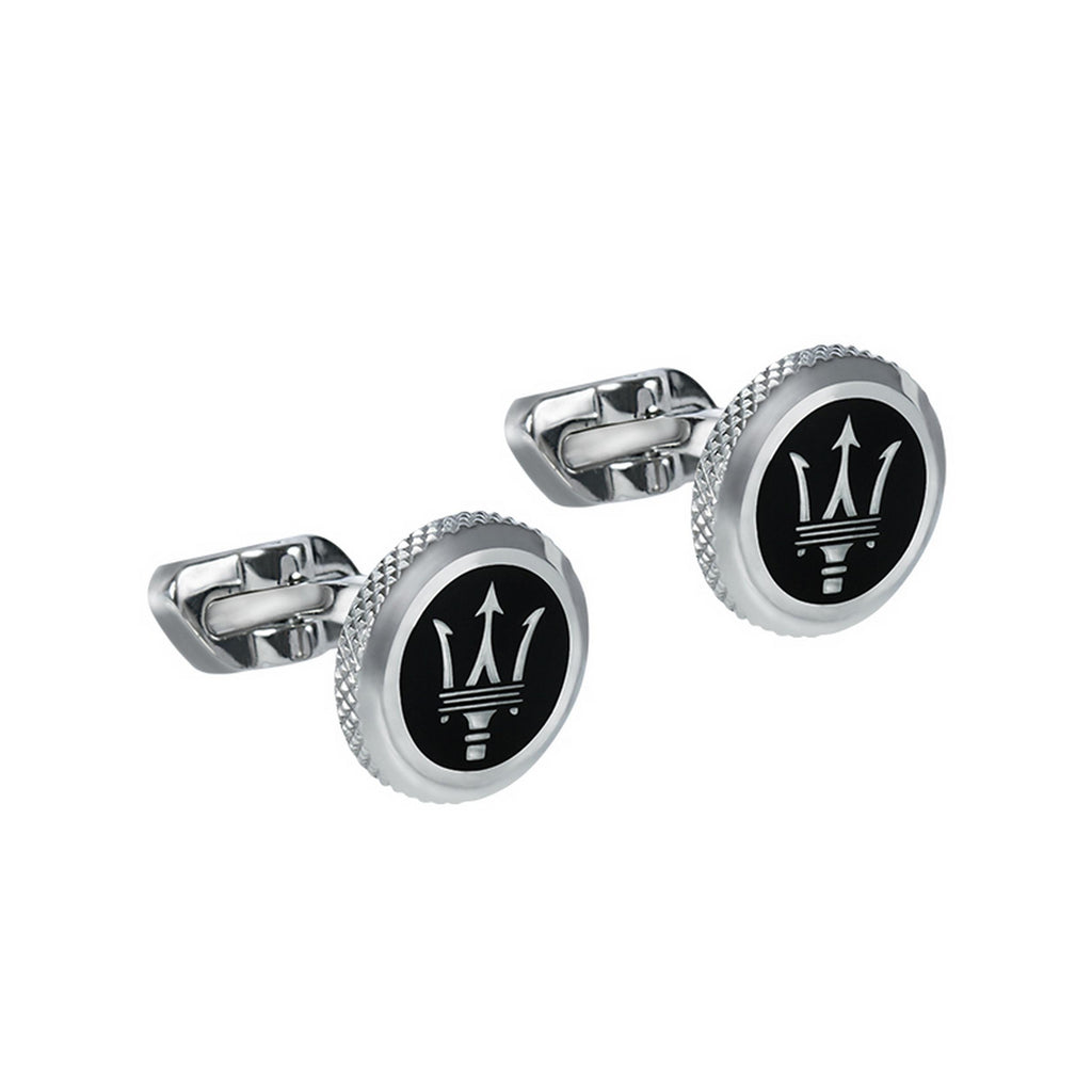 Maserati Jewels Stainless Steel Jm416ail03 Cufflinks For Men