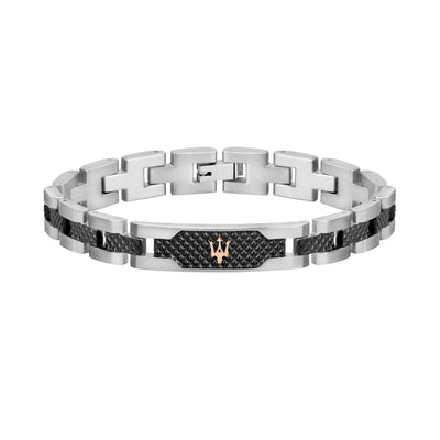 Maserati Jewels Stainless Steel Jm419asc01 Bracelet For Men