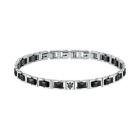 Maserati Jewels Stainless Steel And Ceramic Bracelet Jm420ati07 For Men