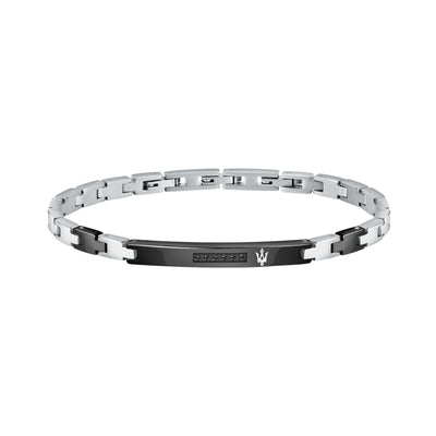 Maserati Jewels Stainless Steel Bracelet Jm521aty10 For Men