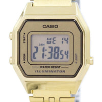 Casio Digital Quartz Stainless Steel Illuminator La680wga-9df La680wga-9 Women's Watch