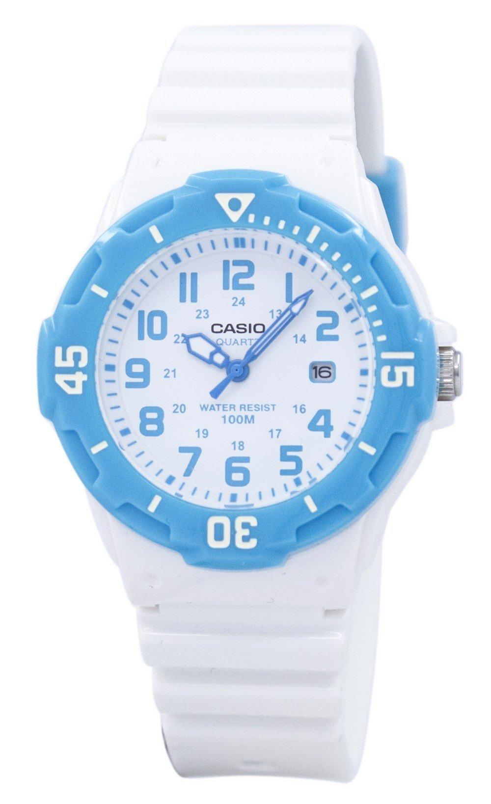 Casio Analog White Dial Lrw-200h-2bvdf Lrw200h-2bvdf Women's Watch