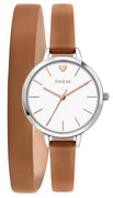 Oui  Me Petite Amourette White Dial Leather Strap Quartz Me010005 Women's Watch