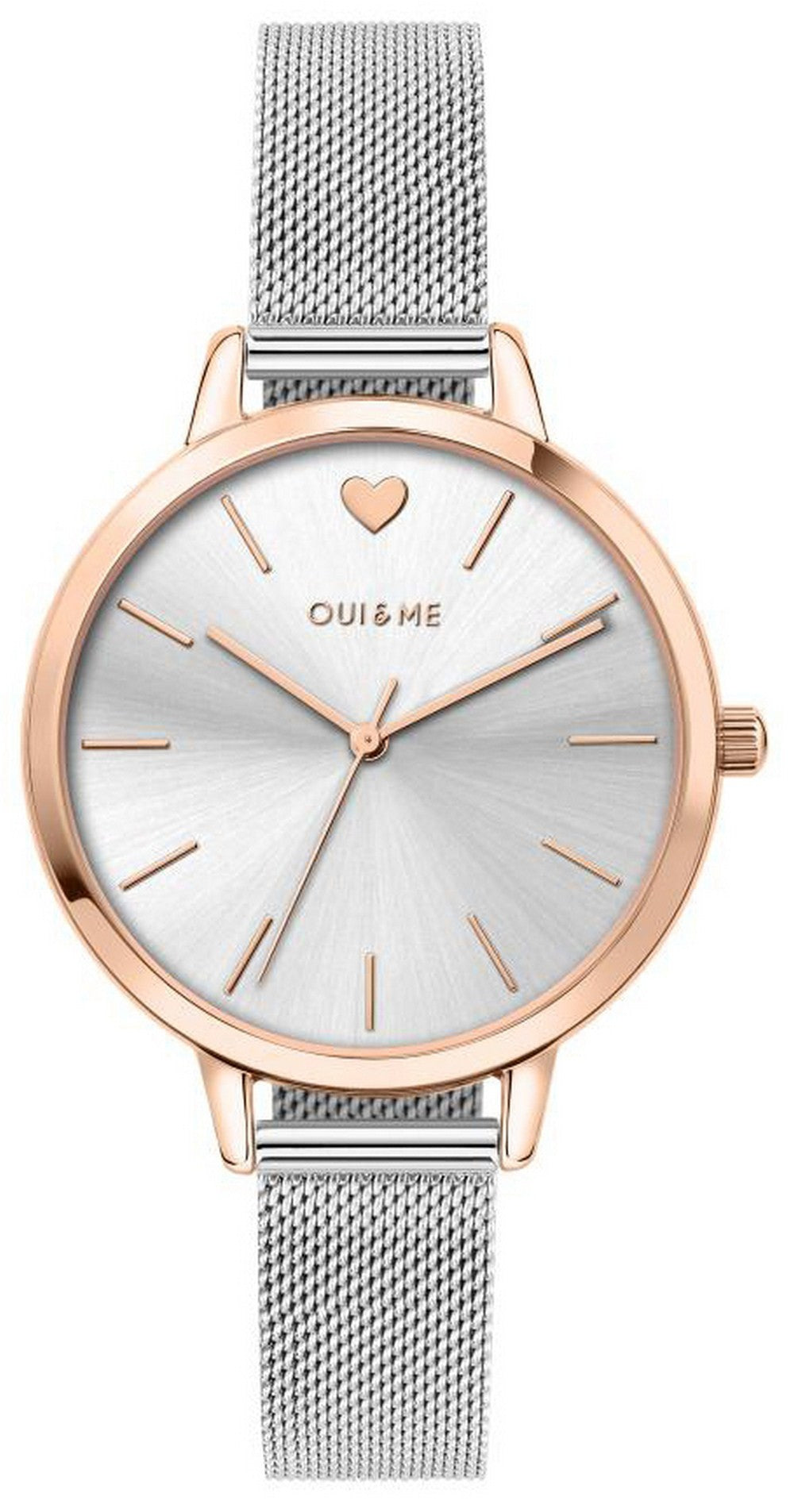 Oui  Me Amourette Silver Dial Stainless Steel Quartz Me010011 Women's Watch