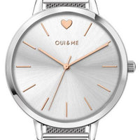 Oui  Me Amourette Silver Dial Stainless Steel Quartz Me010022 Women's Watch