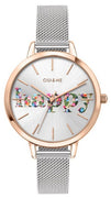 Oui  Me Grande Amourette Silver Dial Stainless Steel Quartz Me010029 Women's Watch