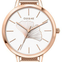 Oui  Me Amourette White Dial Rose Gold Tone Stainless Steel Quartz Me010042 Women's Watch