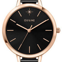 Oui  Me Petite Amourette Black Dial Stainless Steel Quartz Me010055 Women's Watch