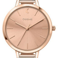 Oui  Me Petite Amourette Rose Gold Tone Stainless Steel Quartz Me010095 Women's Watch