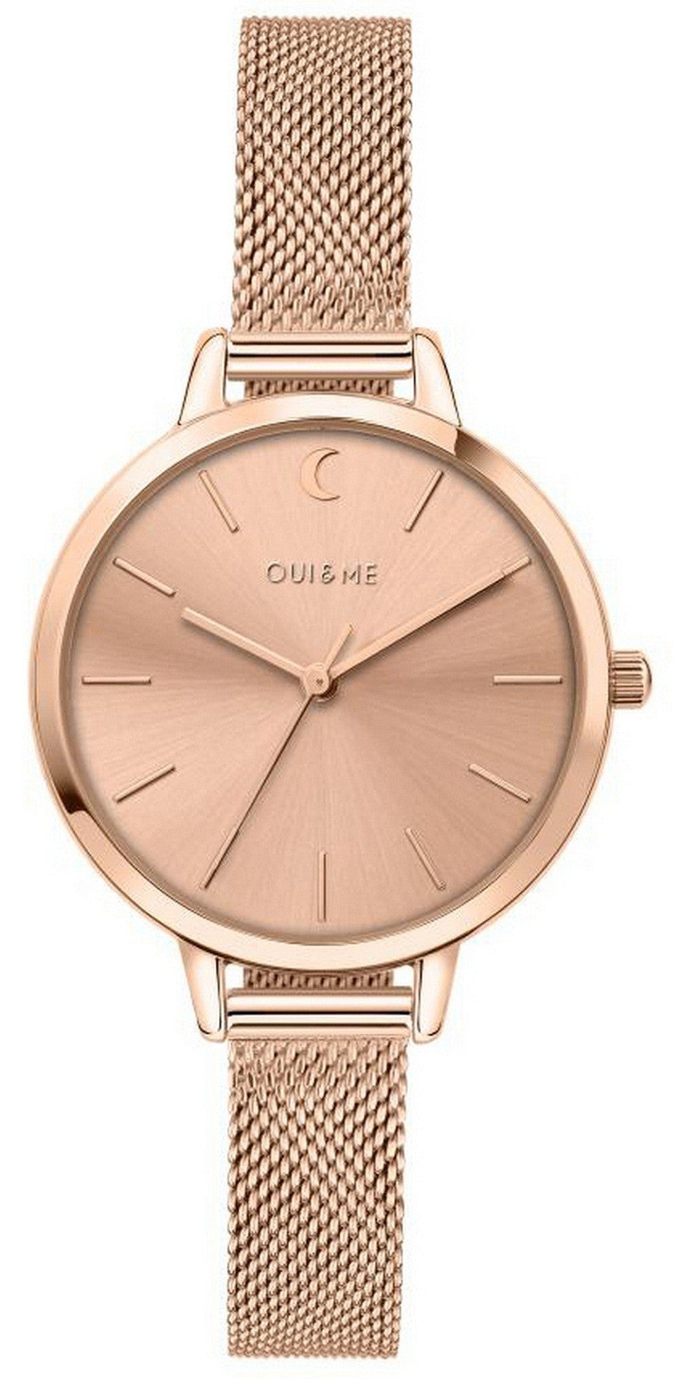 Oui  Me Petite Amourette Rose Gold Tone Stainless Steel Quartz Me010095 Women's Watch