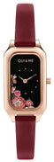 Oui  Me Finette Black Dial Leather Strap Quartz Me010124 Women's Watch