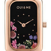 Oui  Me Finette Black Dial Leather Strap Quartz Me010126 Women's Watch