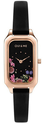 Oui  Me Finette Black Dial Leather Strap Quartz Me010126 Women's Watch