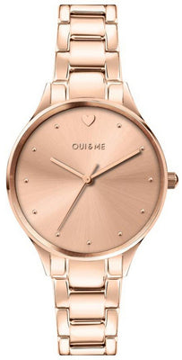 Oui  Me Petite Bichette Rose Gold Tone Stainless Steel Quartz Me010156 Women's Watch