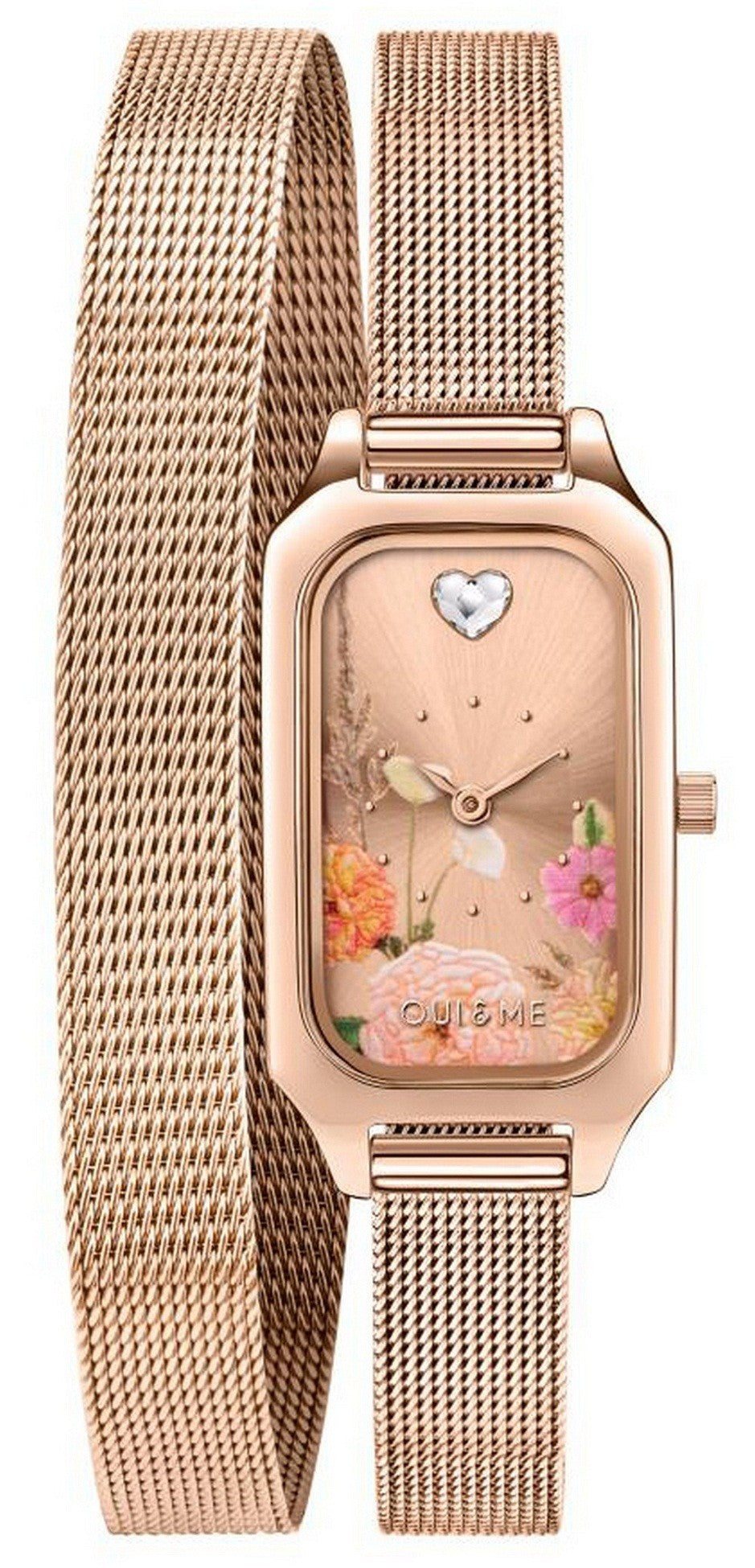 Oui  Me Finette Rose Gold Tone Stainless Steel Quartz Me010164 Women's Watch