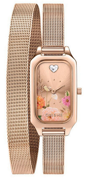 Oui  Me Finette Rose Gold Tone Stainless Steel Quartz Me010164 Women's Watch