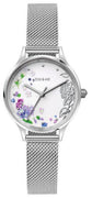 Oui  Me Bichette White Dial Stainless Steel Quartz Me010175 Women's Watch