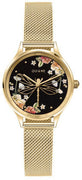 Oui  Me Bichette Black Dial Gold Tone Stainless Steel Quartz Me010178 Women's Watch