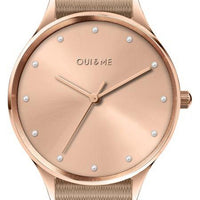 Oui  Me Petite Bichette Rose Gold Sunray Dial Nylon Strap Quartz Me010201 Women's Watch