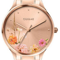 Oui  Me Petite Bichette Rose Gold Tone Stainless Steel Quartz Me010217 Women's Watch